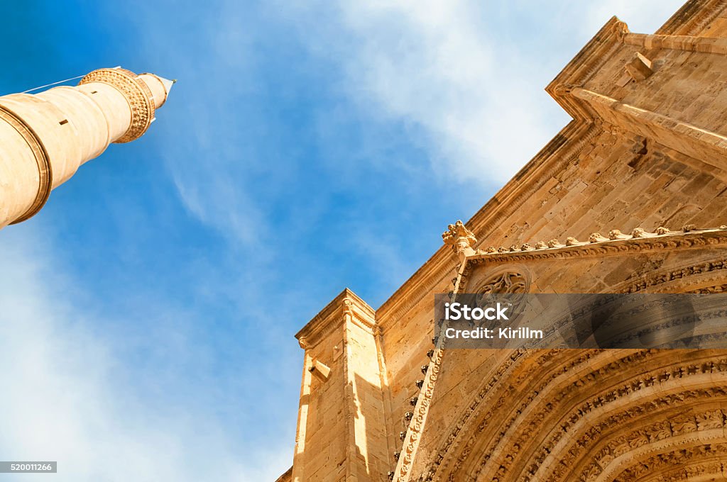 Selimiye Mosque, formerly Cathedral of st. Sophia. Nicosia, Cyprus Republic Of Cyprus Stock Photo