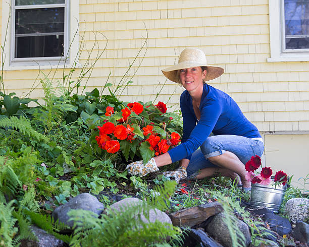 istock Woman in Garden 520022495