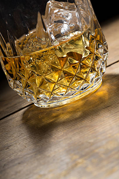 istock Alcoholic drink in glass with ice 520040927