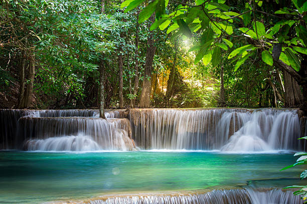 istock Thailand waterfall in Kanchanaburi (Huay Mae Kamin) 520041779