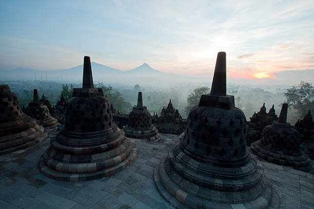 istock Borobudur Temple Morning Sunrise 520041795