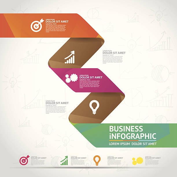 biznes infographic - hilight stock illustrations