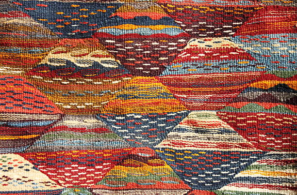 Moroccoan carpet stock photo