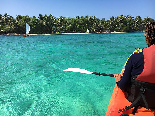 istock Kayaking in Lighhouse Reef Atoll 520049054