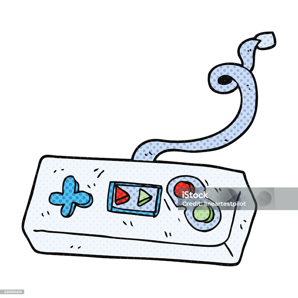 Simple Cartoon Computer Game Controllers Cartoon Game Controller Stock Illustration - Download Image Now ...