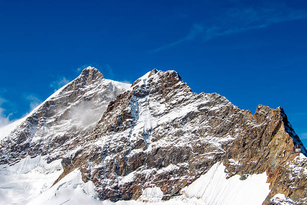 alpes suíços - monch sun snow european alps imagens e fotografias de stock