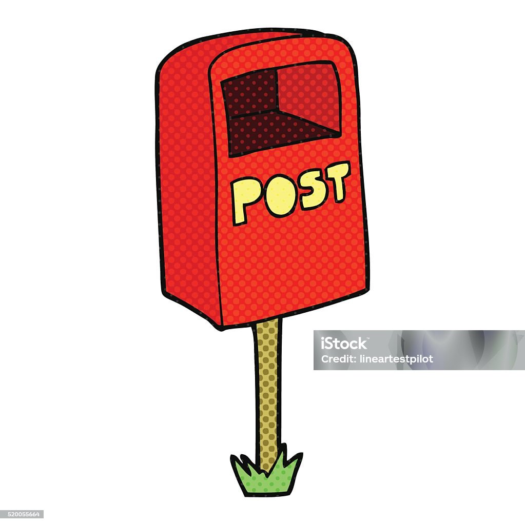Post Box Cartoon