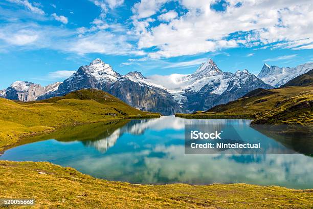 Bernese Oberland Stock Photo - Download Image Now - Monch, Eiger, Jungfrau