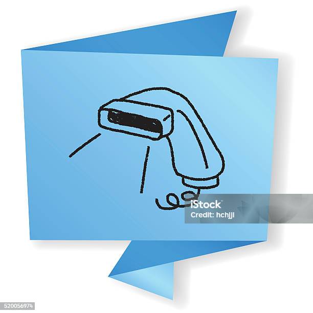 Computer Scanner Doodle Doodle Scanner Stock Illustration - Download Image Now - Backgrounds ...