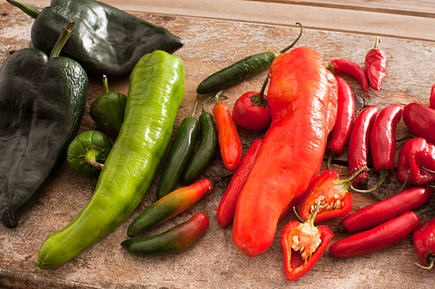istock Assortment of colorful freshly picked peppers 520060240