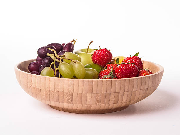 Bamboo Bowl of Fresh Fruit