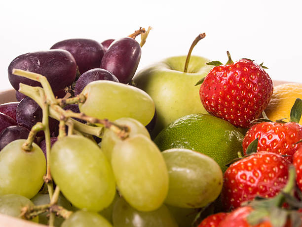 istock Close up on group of fresh fruit 520072657