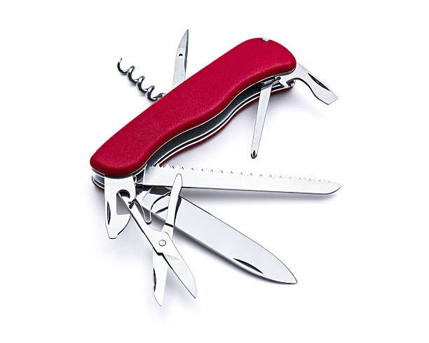 istock Swiss army knife isolated 520075603