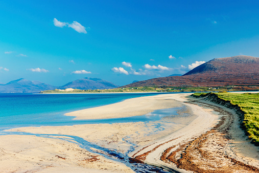 Escocia Luskentyre paisaje de playa photo