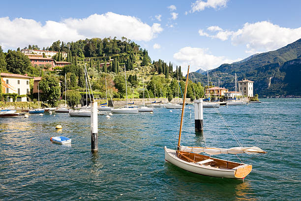 istock Pescallo harbour, Bellagio, Italy 520075891