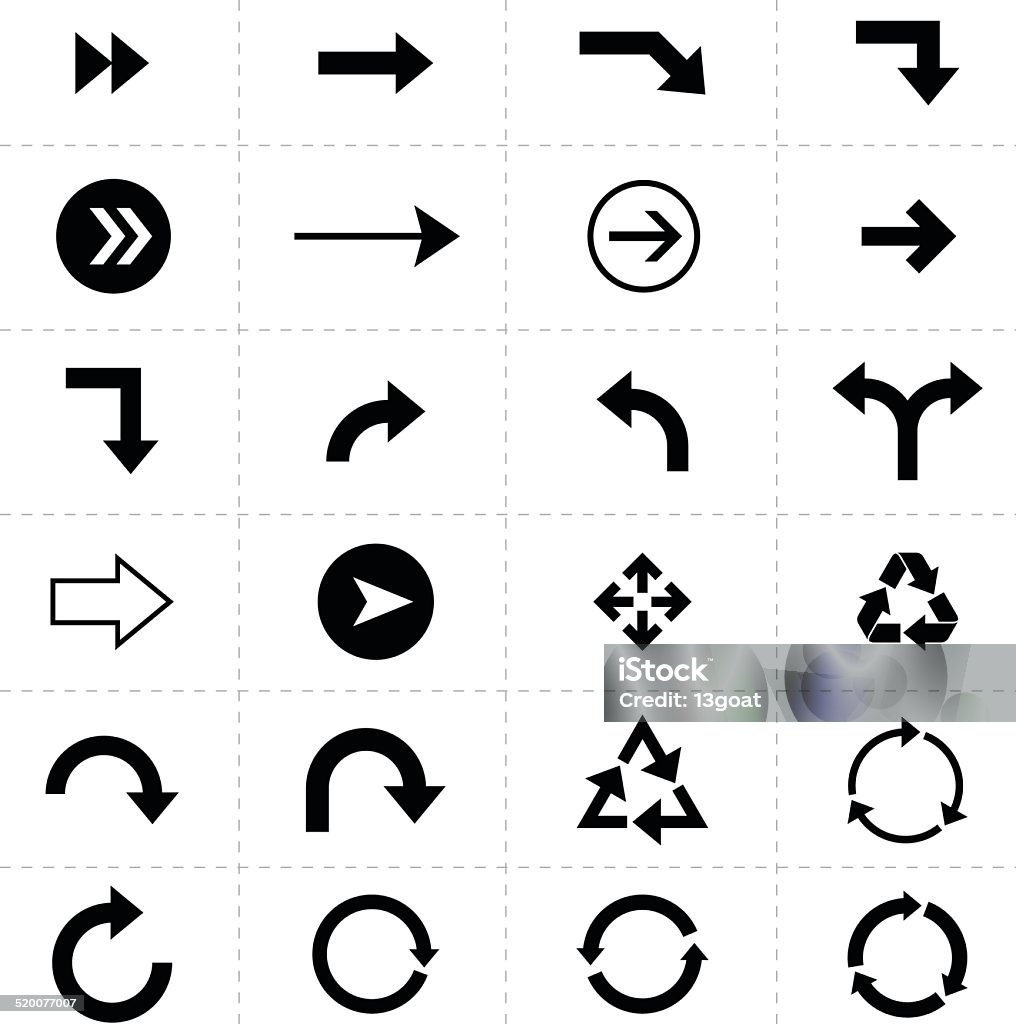 Vector Arrows Stock Illustration - Download Image Now - Icon Symbol ...