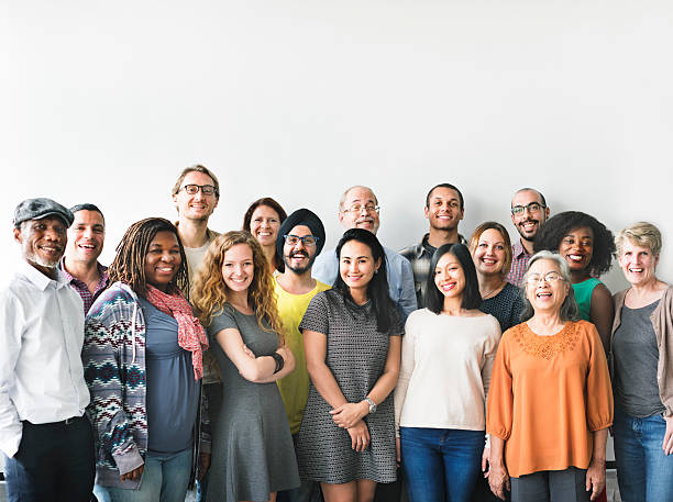 la diversità di persone squadra unione concetto di gruppo - etnia foto e immagini stock