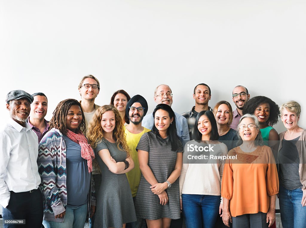 A diversidade de pessoas Grupo União conceito de equipe - Foto de stock de Pessoas royalty-free