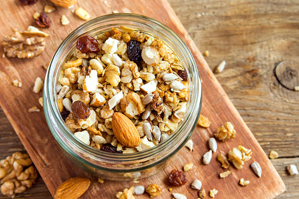 istock Homemade granola with nuts 520088214