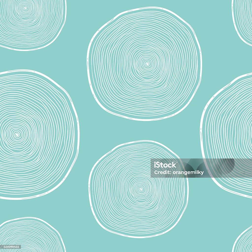 Vector Forest Seamless Pattern With Wood Cuts Stock Illustration ...