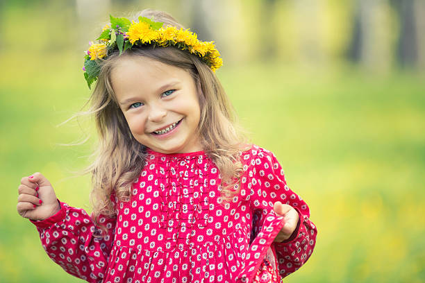 istock Little girl in spring park 520092776