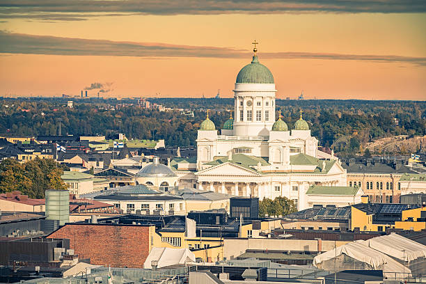 istock Aerial view on Helsinki, Finland 520094804