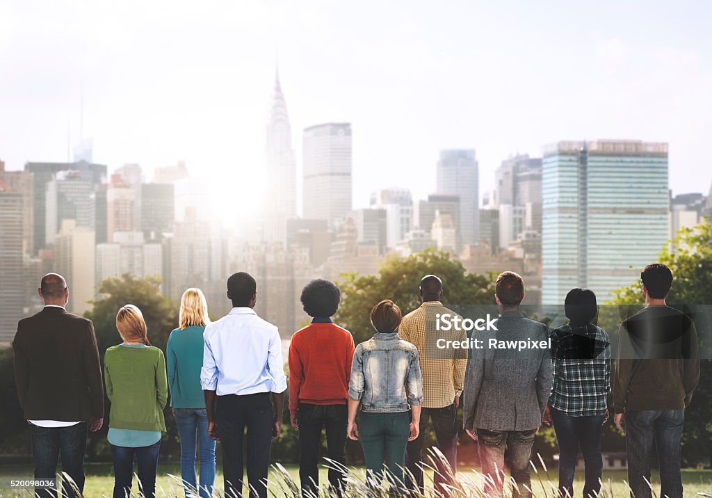 People Teamwork Togetherness Corporate Aspiration Rear View Conc People Teamwork Togetherness Corporate Aspiration Rear View Concept Adult Stock Photo