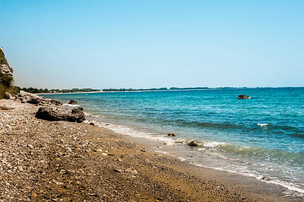 istock Warm sand and summer sea 520098606