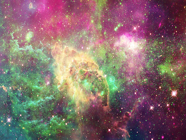 istock Universe filled with stars, nebula and galaxy 520099382