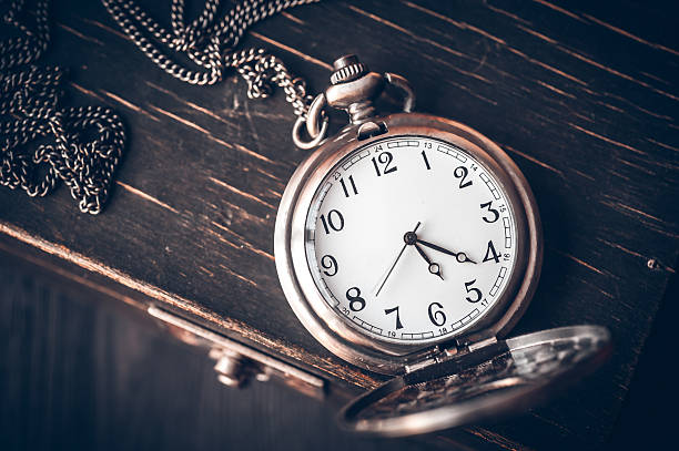 istock Vintage pocket watch 520113825