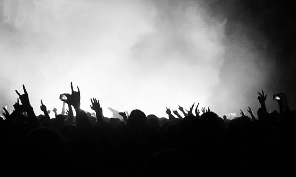 istock Group of people enjoying a concert 520114641