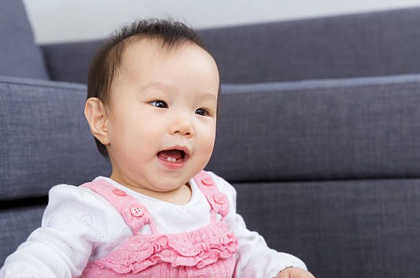 istock Little girl smile 520115089