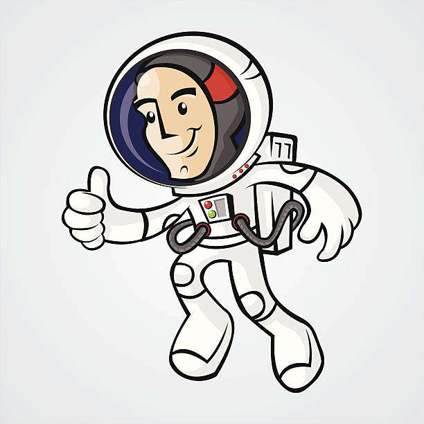 астронавт - ian stock illustrations