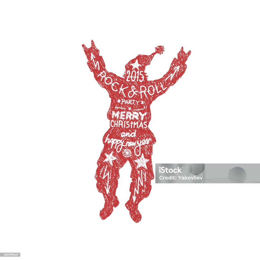 Abstract Santa Design Santa Claus Abstract Isolated On A White Backgrounds Vector ...