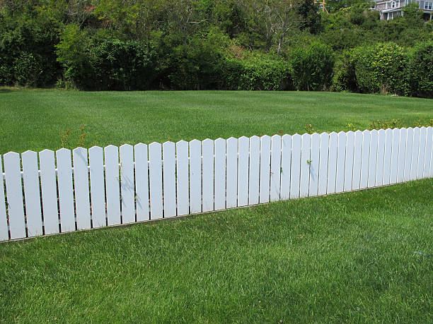 istock White Picket Fence Green Lawn 520120203