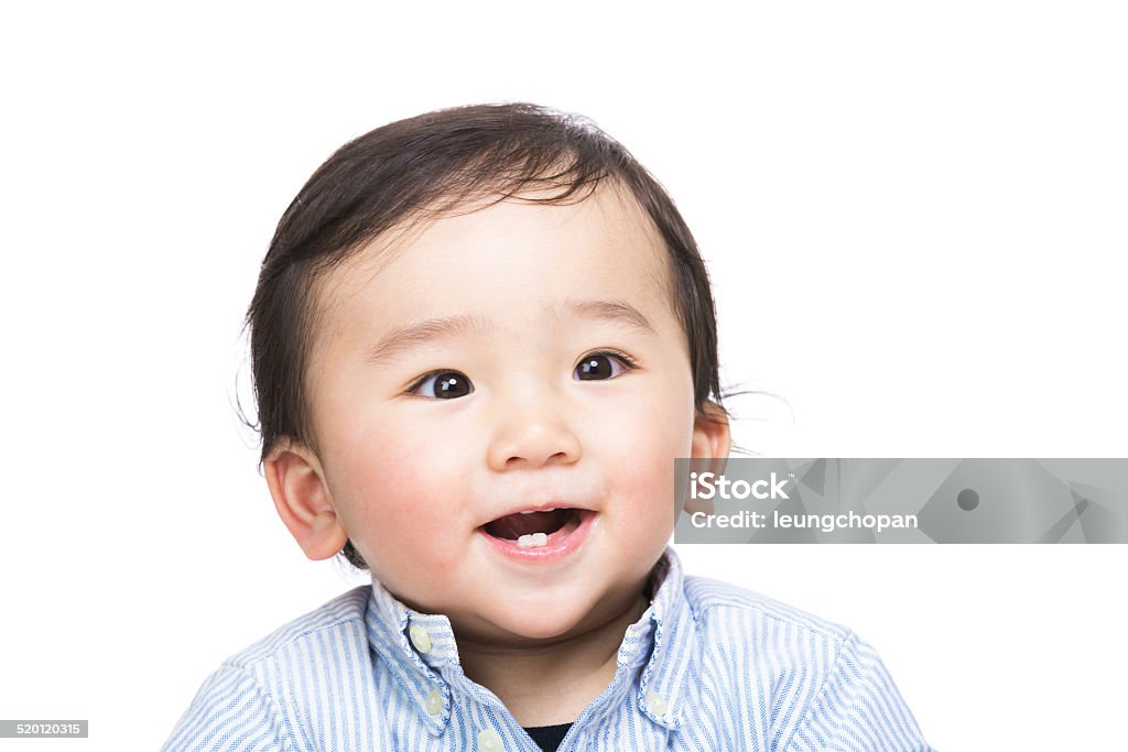 Asian baby feel so happy Asia Stock Photo