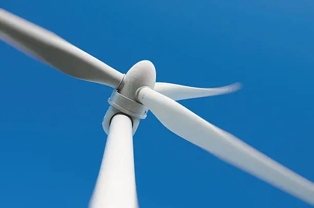 Photo of Close up of a wind turbine