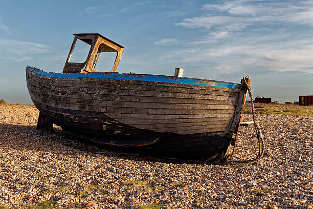 istock Old fishing boat 520130118