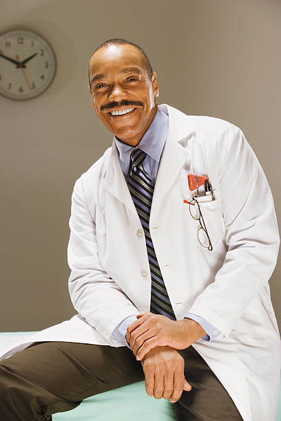 istock Portrait of doctor smiling 520131975