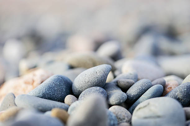The pebbles on the Cyprus beach