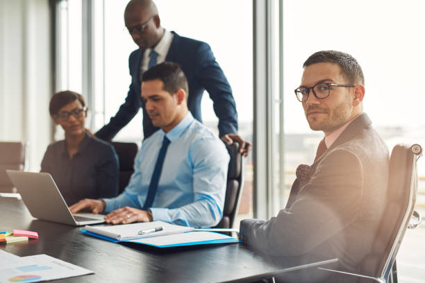 istock Professional young multiracial business team 520133454