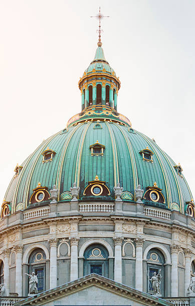 istock Dome of Marble Church in Copenhagen. 520134551