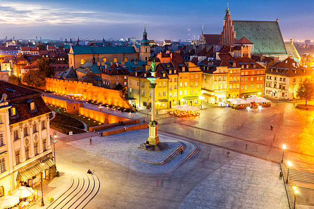 istock Castle Square, Sigismund's Column and Royal Castle, Warsaw, Poland 520135065