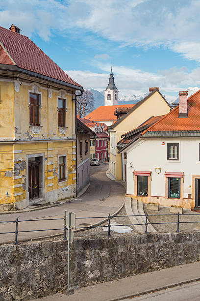 istock Small European street. 520136710