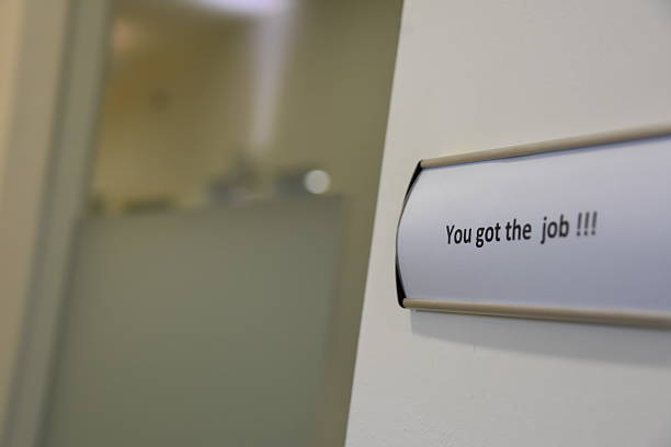 istock You got the job sign 520136804