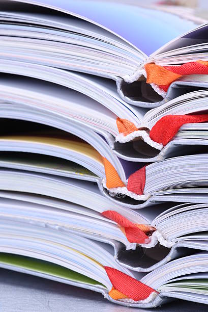 istock Pile of open books 520137202
