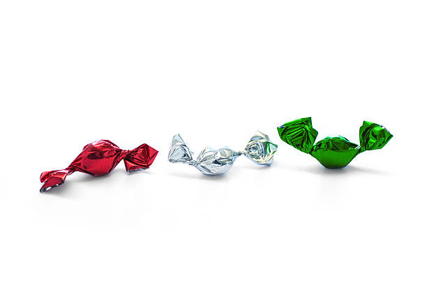 istock red white green candy showing the italian flag colors 520137706