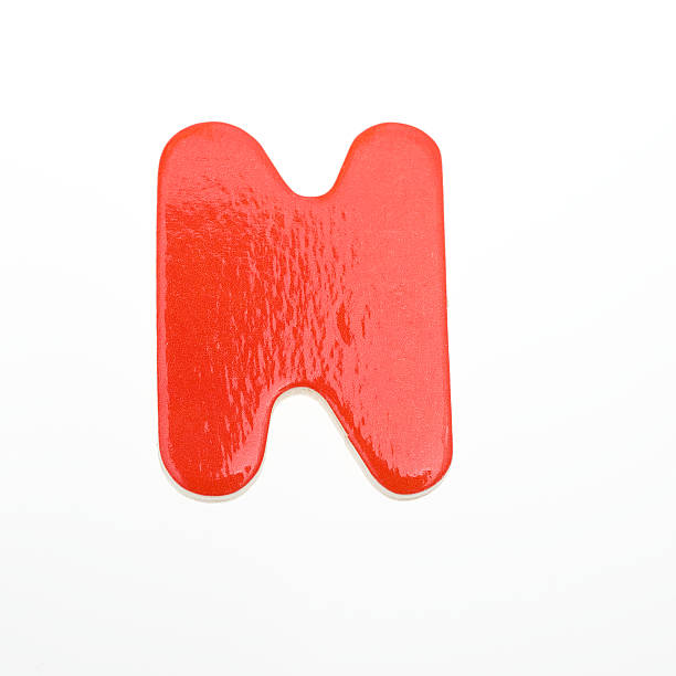 istock wooden toy letter N 520164281