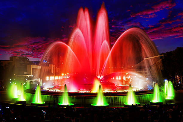 istock The famous Montjuic Fountain 520165503