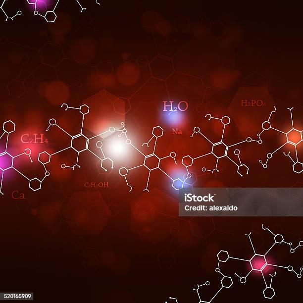 Science Background Red Color Abstract Science Red Background Stock Illustration - Download Image Now ...